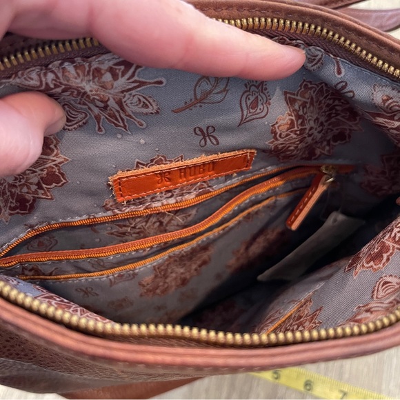 Hobo International Blaze  Convertible Leather Shoulder Bag - Tan / Brown - Picture 7 of 9